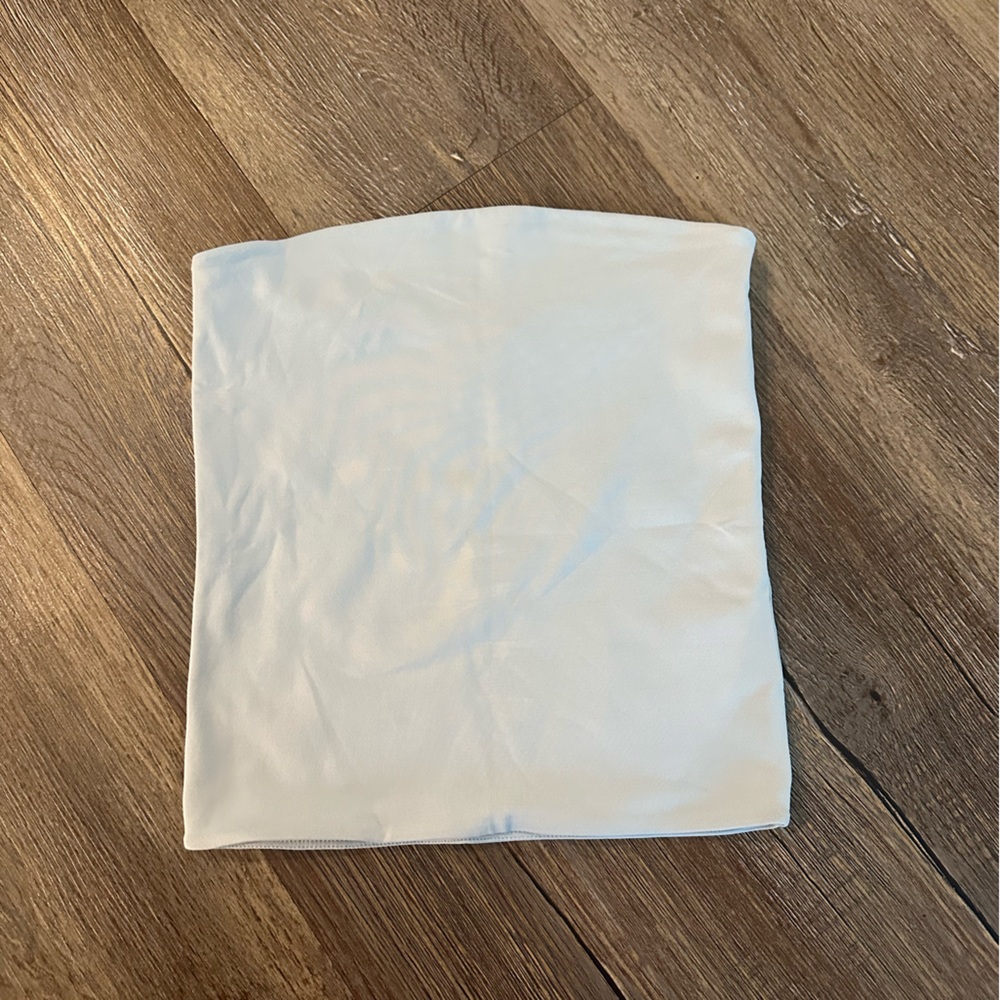 Babaton Aritzia Blue Tube Top